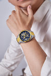 London Fog Portobello Collection Skeleton Analog Watch for Men - LFM10027-44