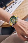 London Fog Portobello Collection Skeleton Analog Watch for Men LFM10027-33