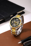 London Fog Portobello Collection Skeleton Analog Watch for Men - LFM10027-22