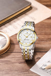 London Fog Regent Collection Analog Watch for Men - Round Dial with Roman Numerals & Date Display,Quartz Movement & Stainless Steel Strap - LFM10002-22