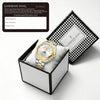 London Fog Analog Quartz Watch for Men with Silver Round Dial, Retrograde Date Display, 24-Hour Day-Night Indicator, Luminous Hands & Hour Markers and Two-Tone Silver & Gold Stainless Steel Bracelet - LFM10021-44