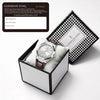 London Fog Analog Quartz Watch for Men with Silver Round Dial, Day-Date Display, Hands and Hour Markers and Brown Leather Strap - LFM10023-04