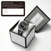London Fog Analog Quartz Watch for Men with Black Round Dial, Day-Date Display, Hands and Hour Markers and Black Leather Strap - LFM10023-01