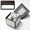 London Fog Analog-Digital Quartz Watch for Men with Silver Round Dial, Digital Day-Date and Time Display, Hands and Hour Markers and Brown Leather Strap - LFM10022-04