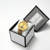 London Fog Analog-Digital Quartz Watch for Men with Gold Round Dial, Digital Day-Date and Time Display, Hands and Hour Markers and Brown Leather Strap - LFM10022-05