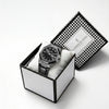 London Fog Analog Quartz Watch for Men with Black Round Dial, Day-Date Display, Hands and Hour Markers and Black Leather Strap - LFM10023-01