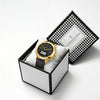 London Fog Analog-Digital Quartz Watch for Men with Black Round Dial, Digital Day-Date and Time Display, Hands and Hour Markers and Black Leather Strap - LFM10022-01