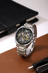 London Fog Portobello Collection Skeleton Analog Watch for Men - LFM10027-11