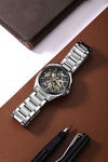 London Fog Portobello Collection Skeleton Analog Watch for Men - LFM10027-11