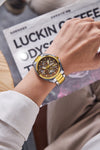 London Fog Portobello Collection Skeleton Analog Watch for Men - LFM10027-55